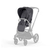 PRIAM/e-PRIAM Lux Simply Flowers Seat Pack in Dream Grey on stroller frame.