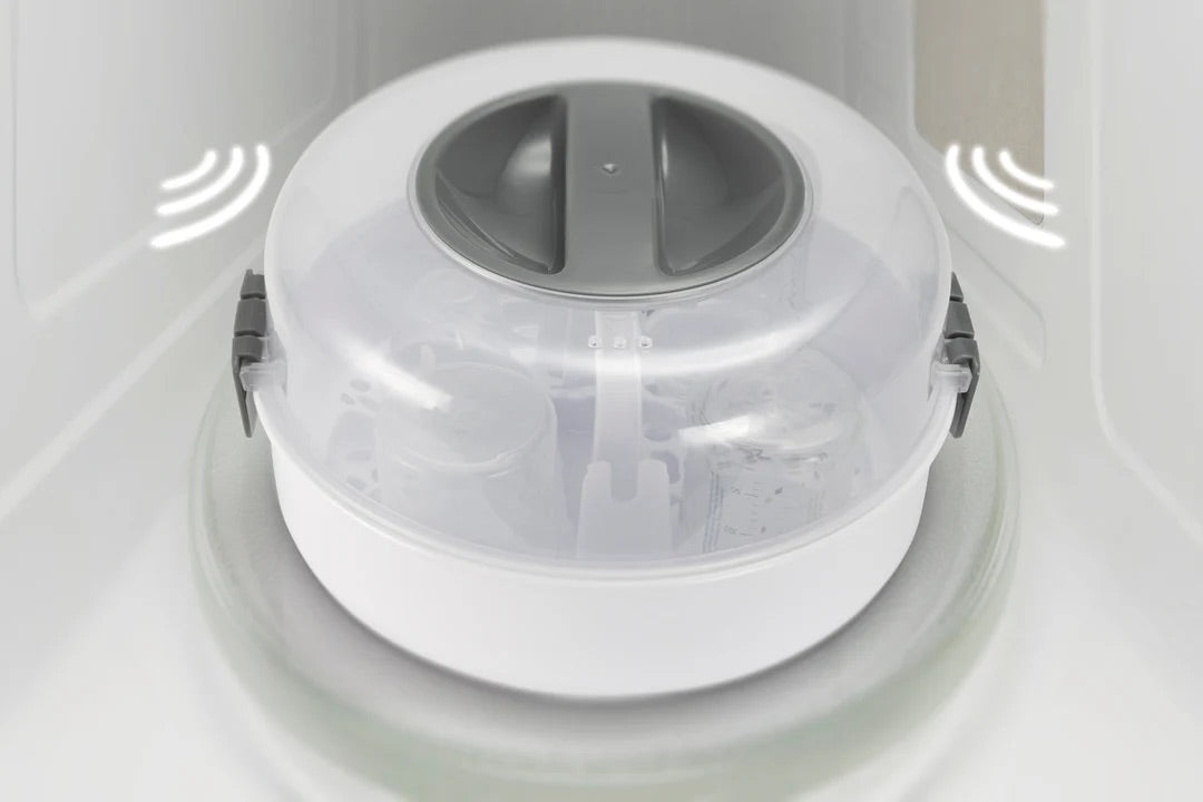 Alecto BW-04 - Microwave bottle sterilizer, white - ChelinoBaby Online