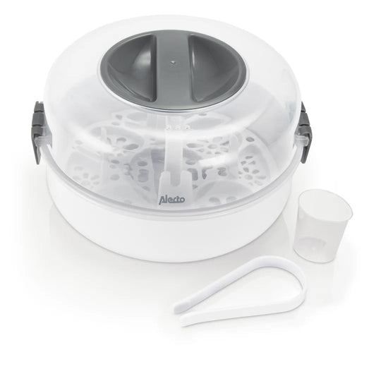Alecto BW-04 - Microwave bottle sterilizer, white - ChelinoBaby Online