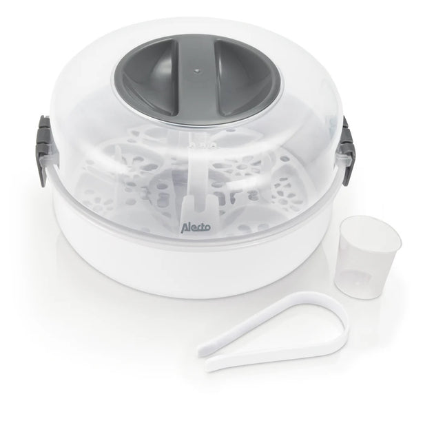 Alecto BW-04 - Microwave bottle sterilizer, white - ChelinoBaby Online
