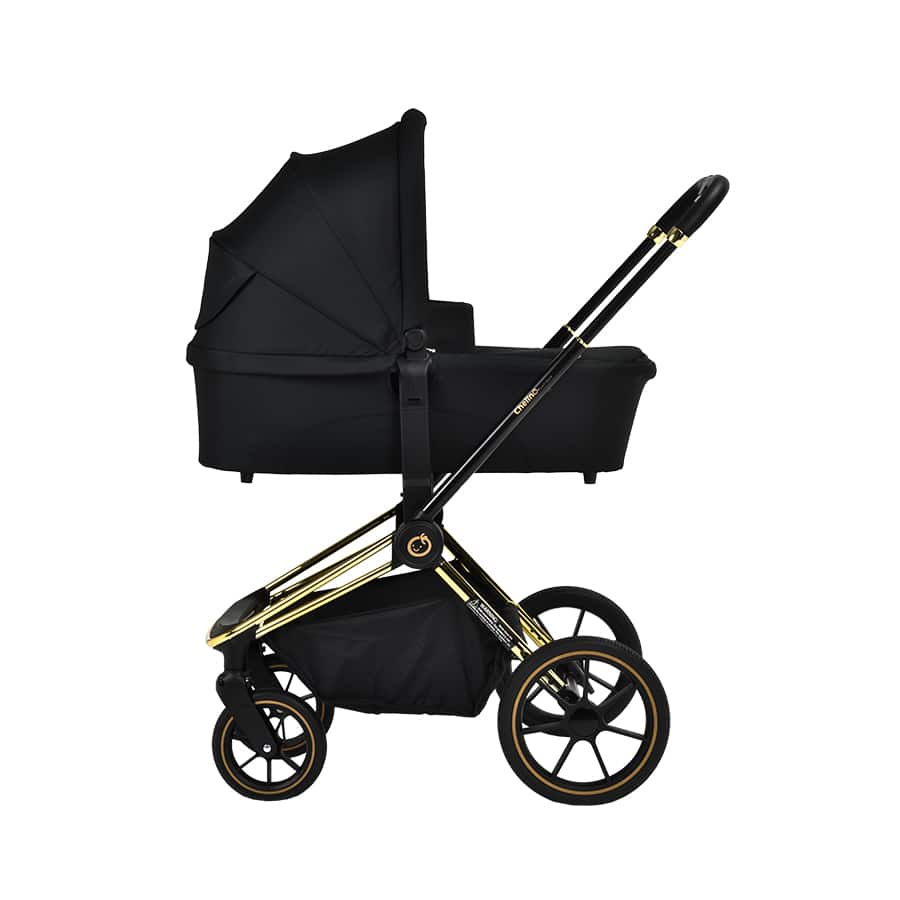 Maverick 2 in 1 Yellow Gold & Black Travel System - ChelinoBaby Online