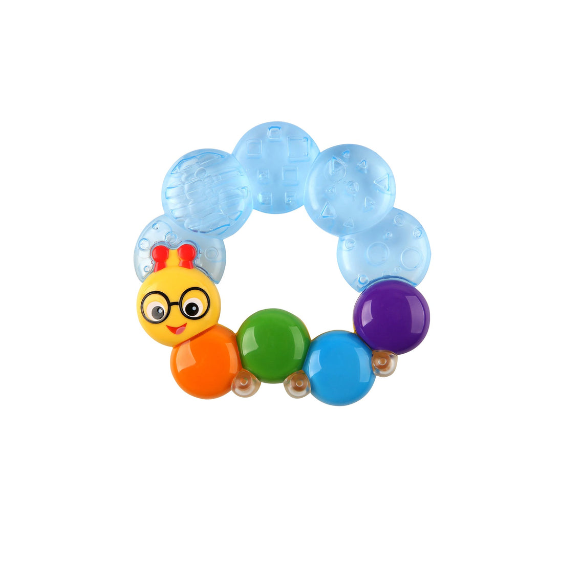 Baby Einstein Caterpillar Water Teether for soothing baby gums.