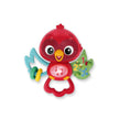 Baby Einstein Roxy Take-A-Long Pal musical toy with textures, lights, and bird sounds for infants.