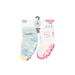 Converse 6 Pack Grippers in True Sky, infant cotton blend socks with non-slip soles and embroidered logos.