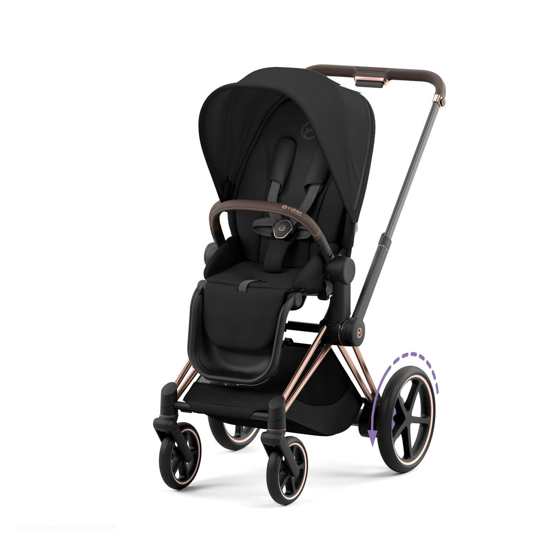 e-PRIAM Gen 4 Gold Frame with Seat Pack - ChelinoBaby Online