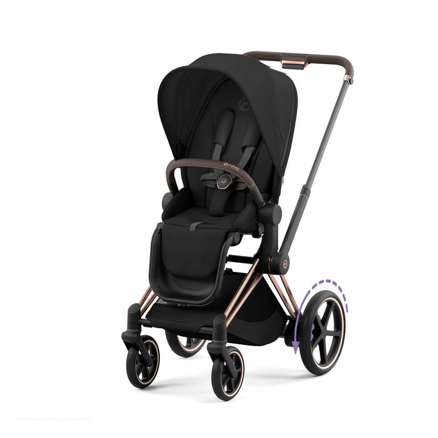 e-PRIAM Gen 4 Gold Frame with Seat Pack - ChelinoBaby Online