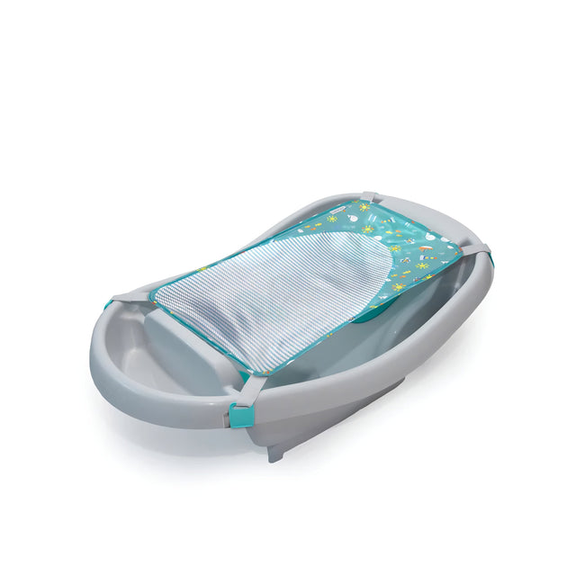 ING Comfy Clean Tub Grey infant bath seat with non-slip layer.