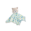 Soft plush bear lovey with leaf pattern for babies, ING Cozy Lovely Nate.