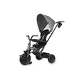 QPlay Elite Platinum Tricycle with Reversing Seat in Grey for Ages 10-72 Months.