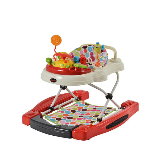 Rocker Walker with interactive activity center for babies 6 months and up.