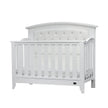Elegant Sophie Cot with arched headboard and diamond accents, designed for comfort and convenience.