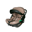 Tulip i-Size Car Seat Mocca with padded newborn inlay for safety and comfort.
