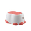 Bumbo Step Stool coral and white lightweight non-slip baby step stool for easy climbing and support
