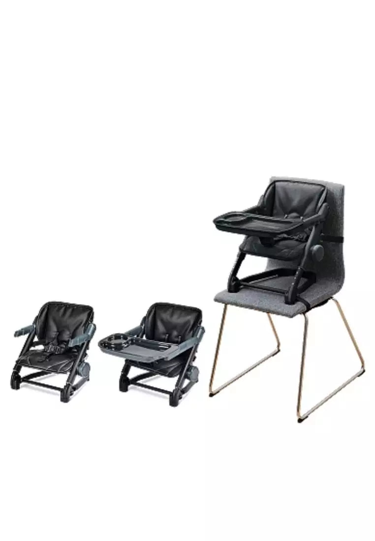 FeedMe Booster Seat - 3-in-1 feeding chair with adjustable height and detachable tray.