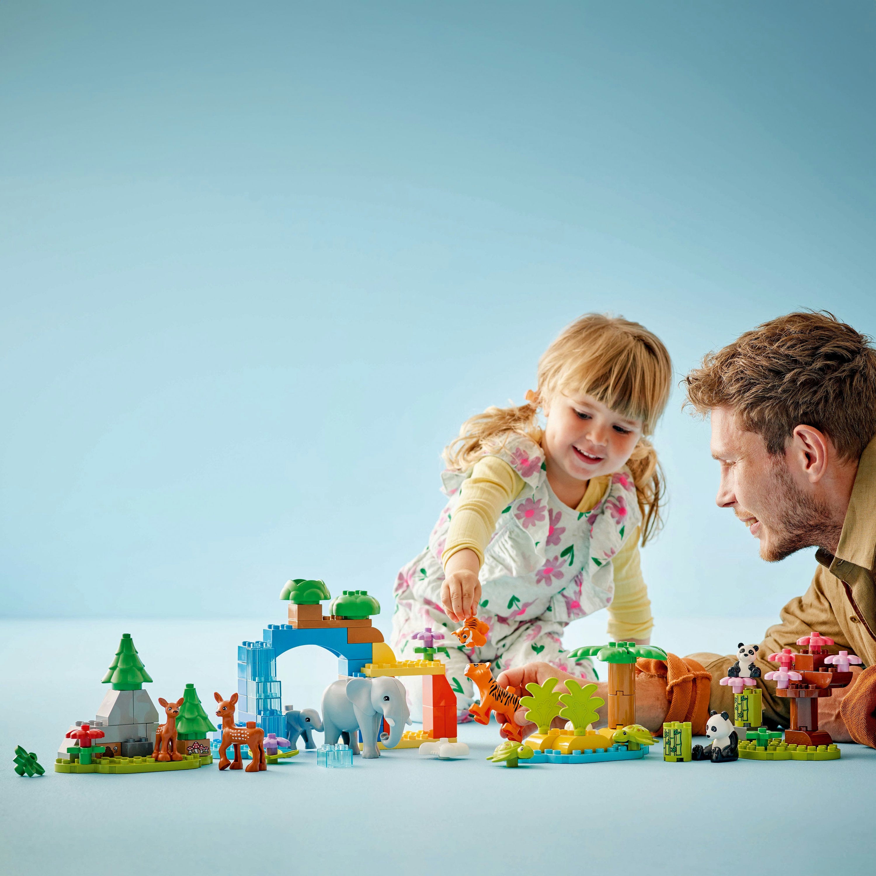 LEGO DUPLO 3 IN 1 Wild Animal Families - Educational Toddler Toy