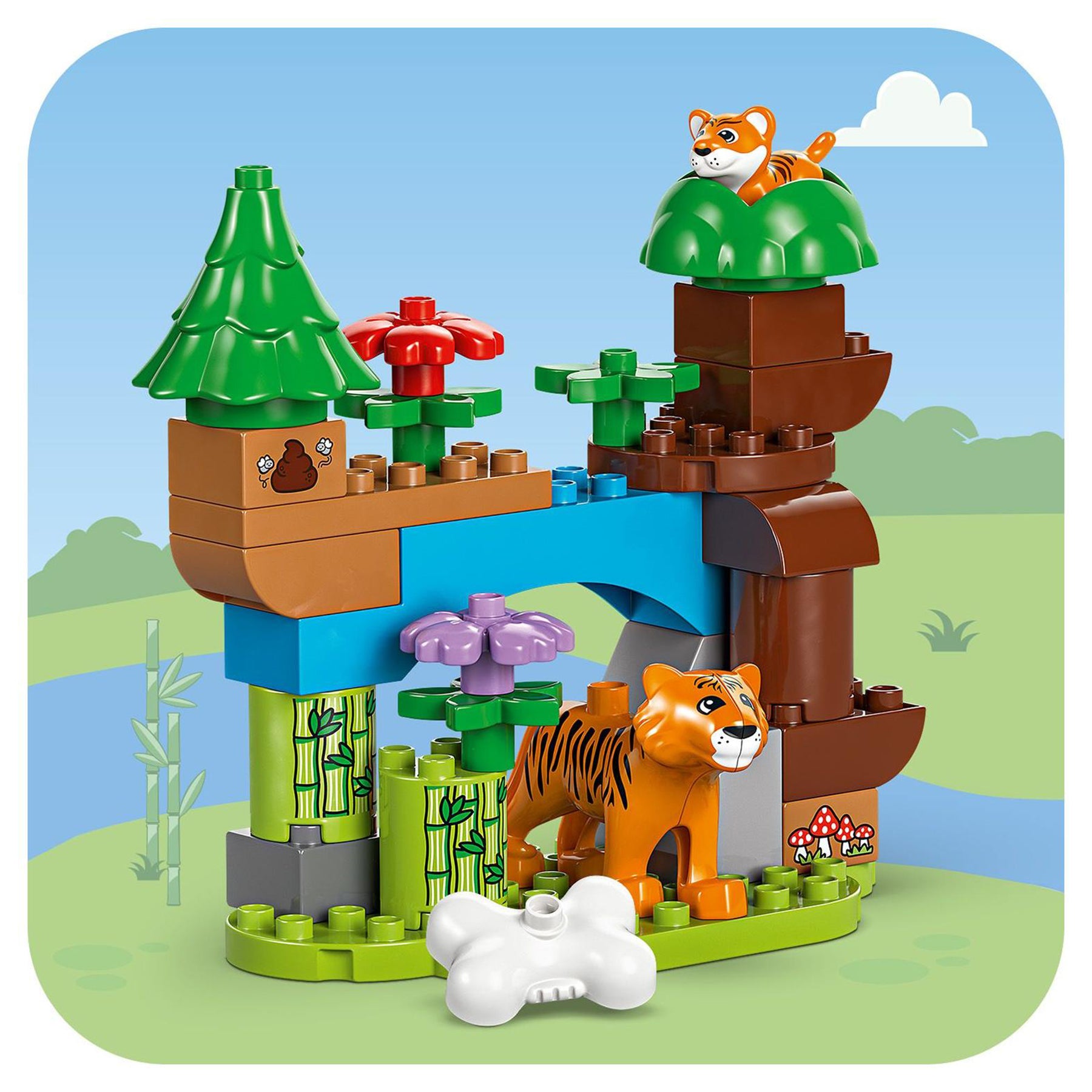 LEGO DUPLO 3 IN 1 Wild Animal Families - Educational Toddler Toy