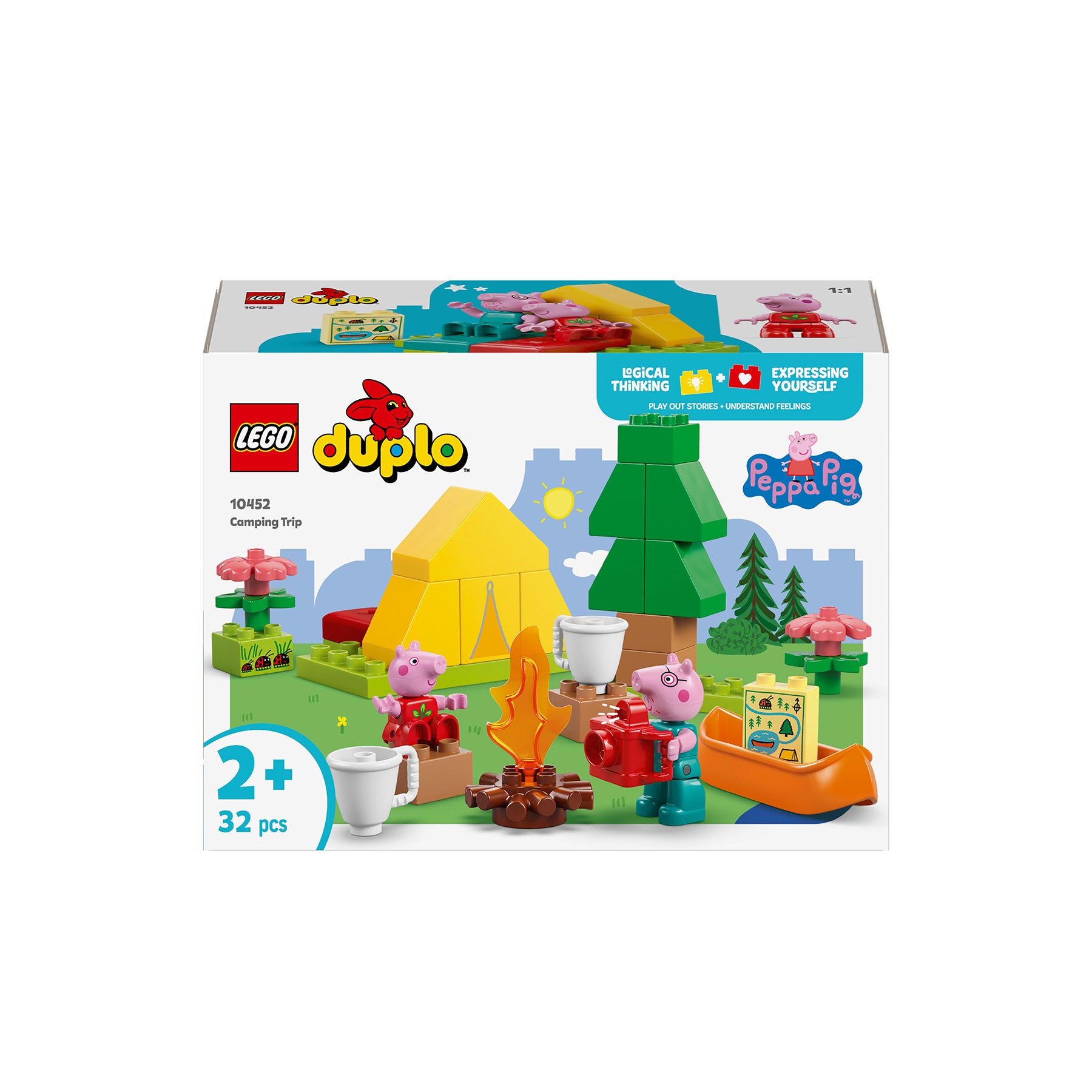 LEGO Duplo Camping Trip - Fun Peppa Pig Toddler Playset