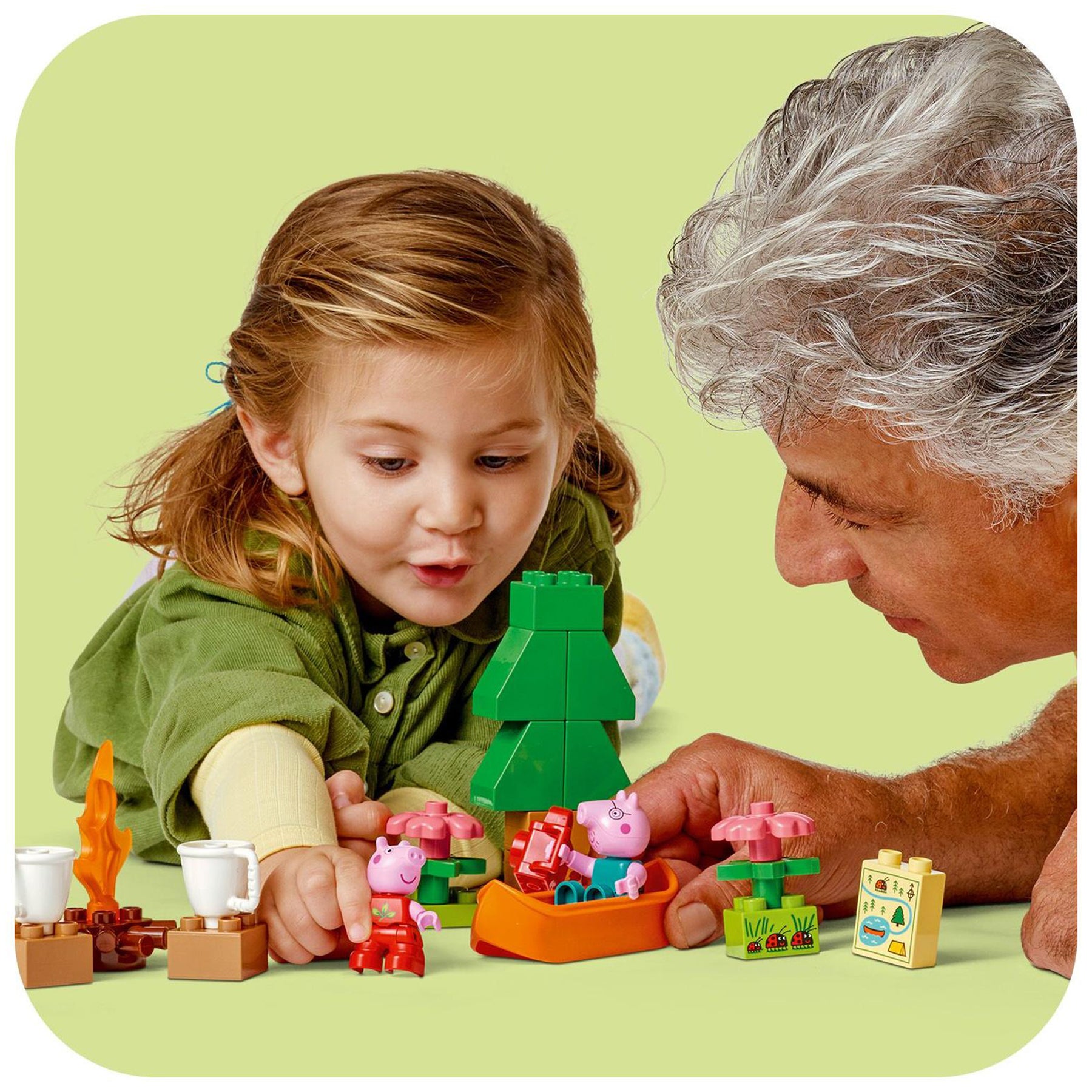 LEGO Duplo Camping Trip - Fun Peppa Pig Toddler Playset