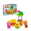 LEGO DUPLO Winnie the Pooh's Birthday Party building set with Winnie the Pooh, Tigger, Piglet figures, gifts, and tree house for toddlers aged 1.5+ with 22 pieces