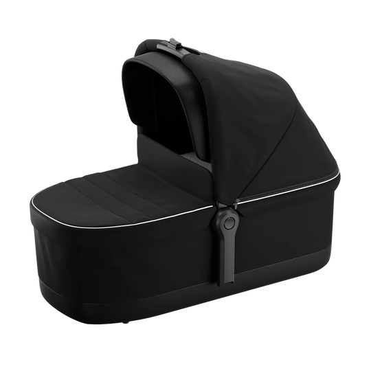Thule Sleek Bassinet attached to stroller, convertible pram for growing families