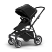 Thule Sleek black stroller for active parents with Joie Parcel™ LX features