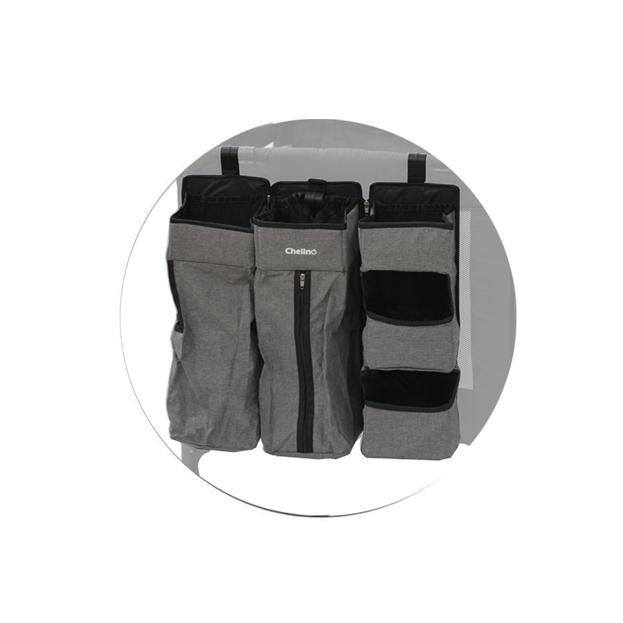 3 Division Nappy Organizer Grey - ChelinoBaby Online