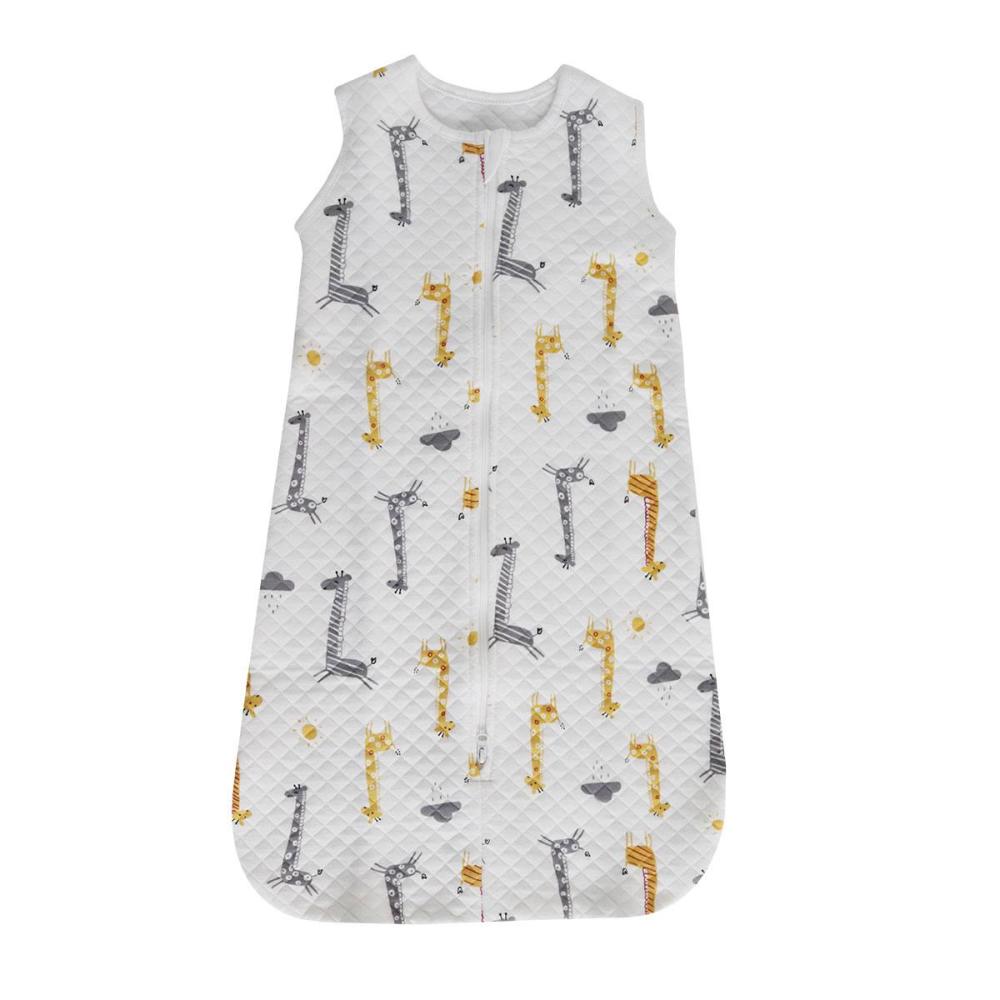 Snuggletime Quilted Cotton Sleep Sack for babies 0-6 months with quilted design and full-length zip
