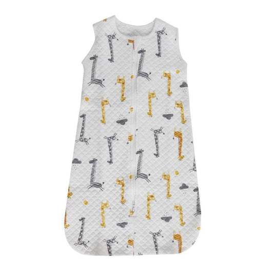 Snuggletime Quilted Cotton Sleep Sack for babies 0-6 months with quilted design and full-length zip