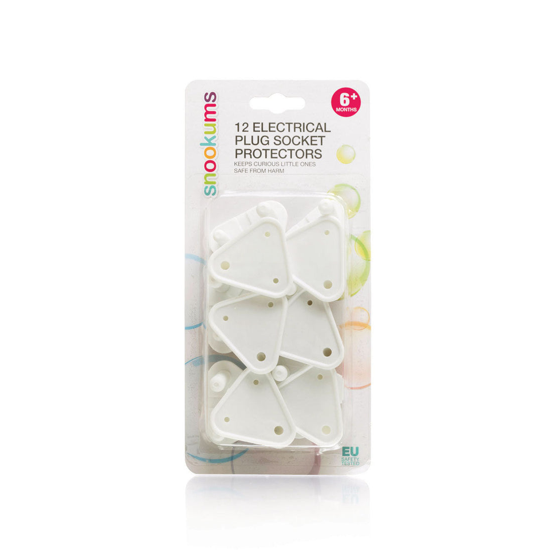 Safety socket plug protectors 12-piece set for childproofing South African 3-pin outlets