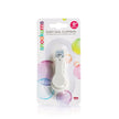 Snookums Nail Clipper blister card with curved blades and safety cap for baby nail trimming