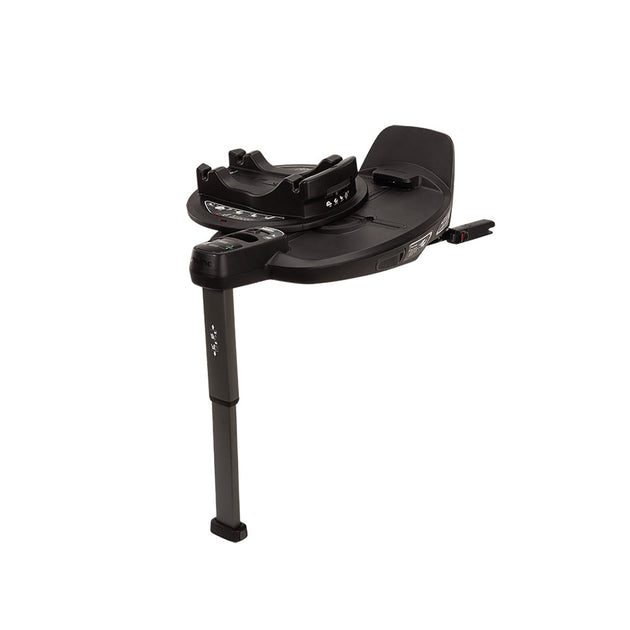 Nuna Base Curv Caviar black infant car seat base with 360-degree rotation and slide-out ProxiPivot technology