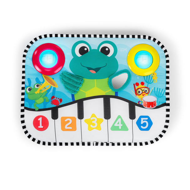 Baby Einstein Ocean Explorers Neptune’s Kick & Explore Musical Pad with colorful lights and piano keys for infant learning and play