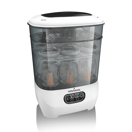 Baby Brezza Sterilizer Dryer Advanced sterilizing and drying baby bottles and accessories with steam