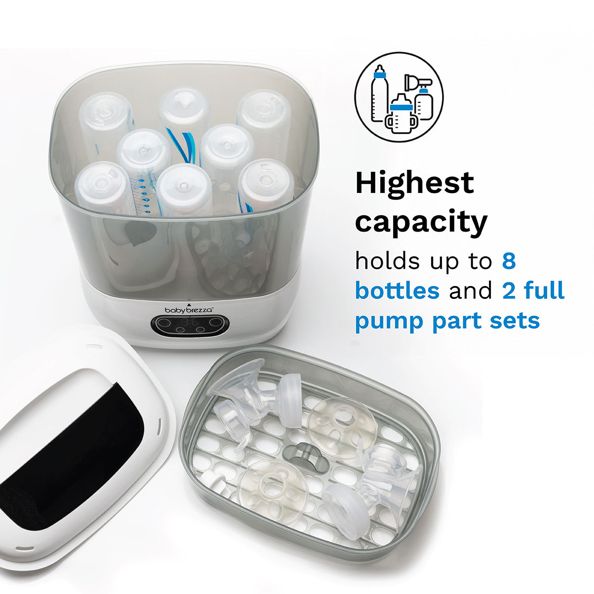 Baby Brezza Sterilizer Dryer Advanced - Powerful All-in-One Solution