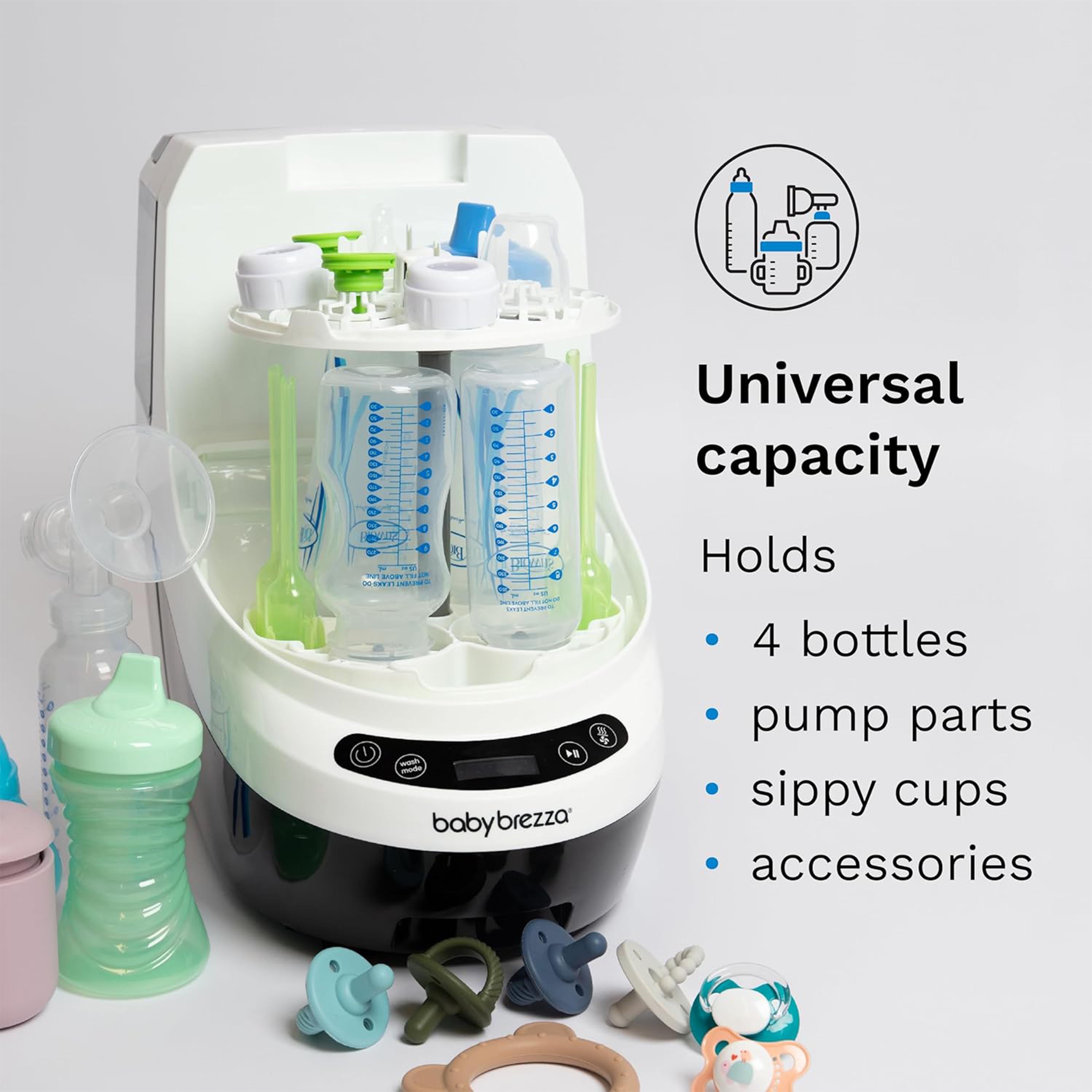 Baby Brezza Bottle Washer Pro - Fast & Effective Cleaning