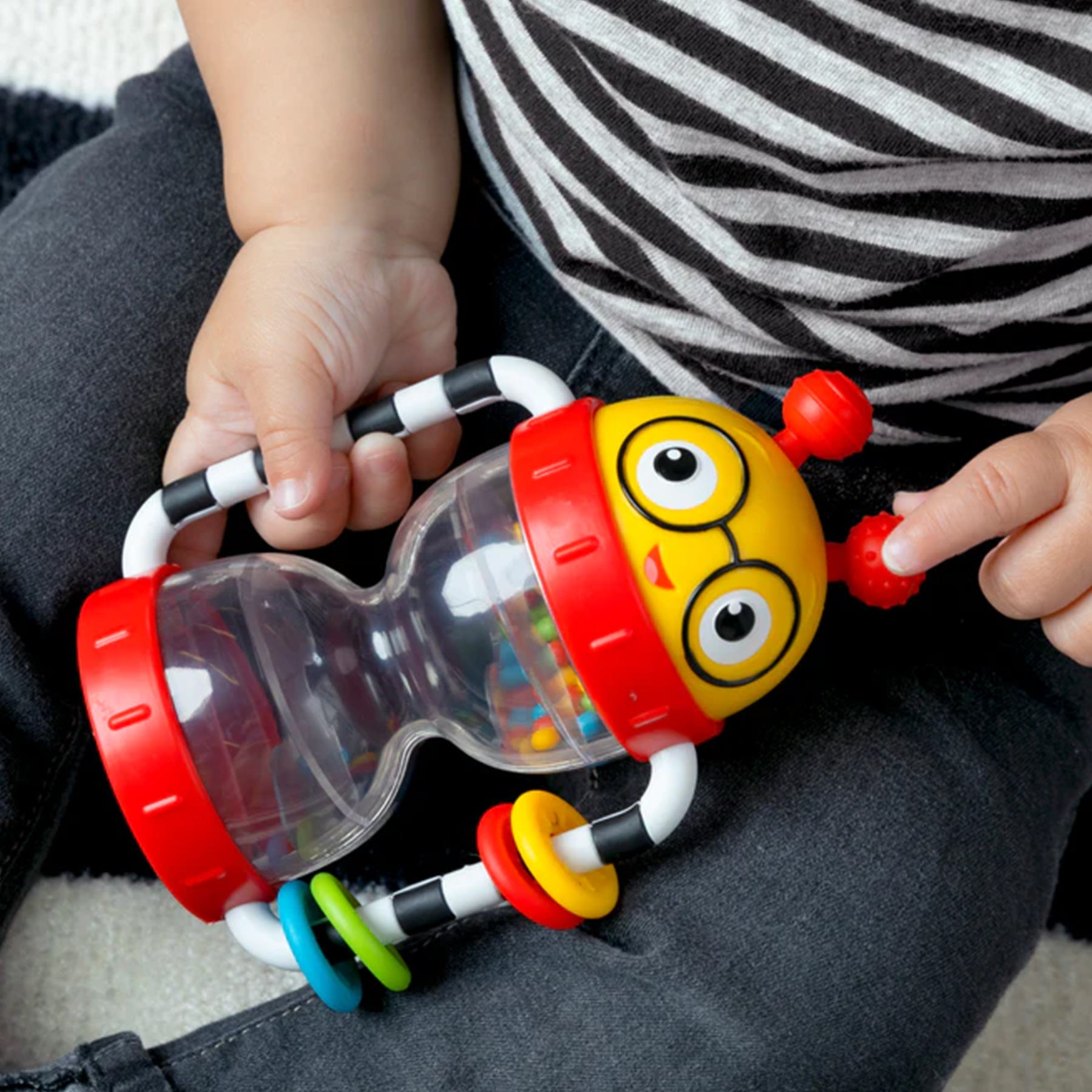 Baby Einstein Cal's Sensory Shake-up Activity Rattle Toy