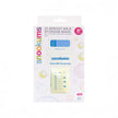 Pack of 25 pre-sterilised breast milk storage bags with write-on panel, leak-proof seal, and easy pour spout for freezing expressed milk.