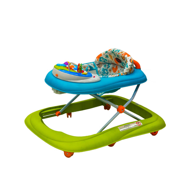Deluxe Walker for babies with activity center for motor skills development.