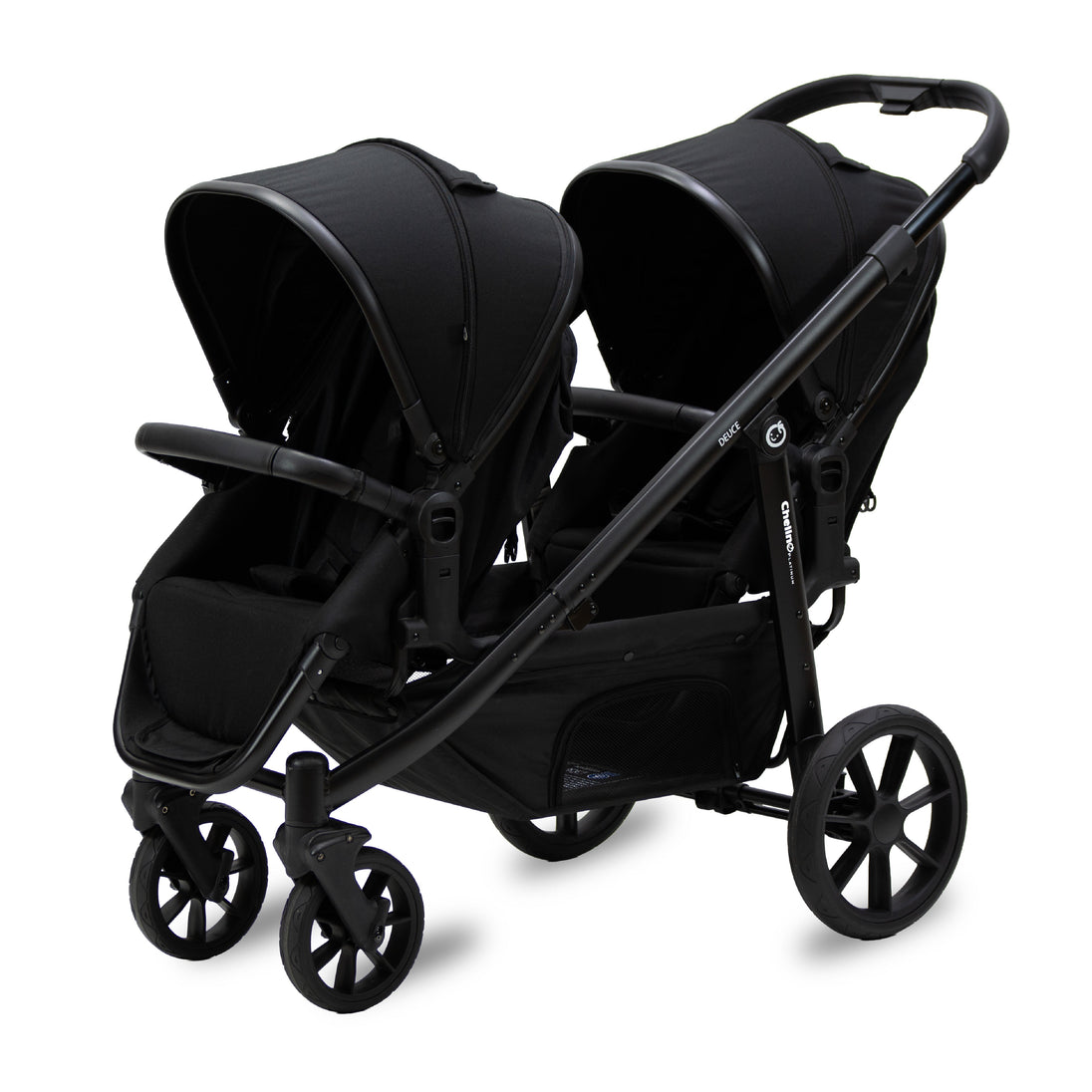 Deuce Twin Stroller for twins with comfortable seats and sturdy frame