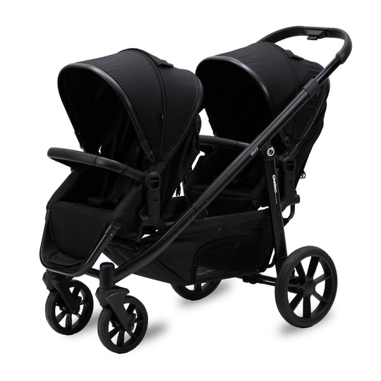 Deuce Twin Stroller for twins with comfortable seats and sturdy frame
