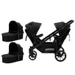 Deuce Twin Stroller 4 in 1 with carry cot for twins and young children