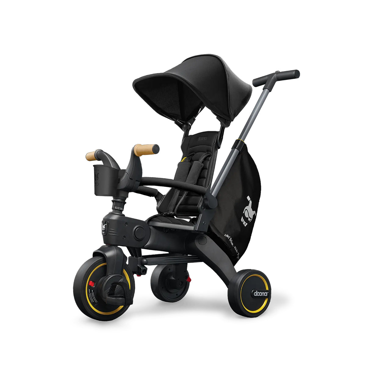doona Liki Trike S5 プレミアム　折りたたみ三輪車　ブラック Doona Liki Trike S5 Nitro Black - Compact Folding Trike for Kids