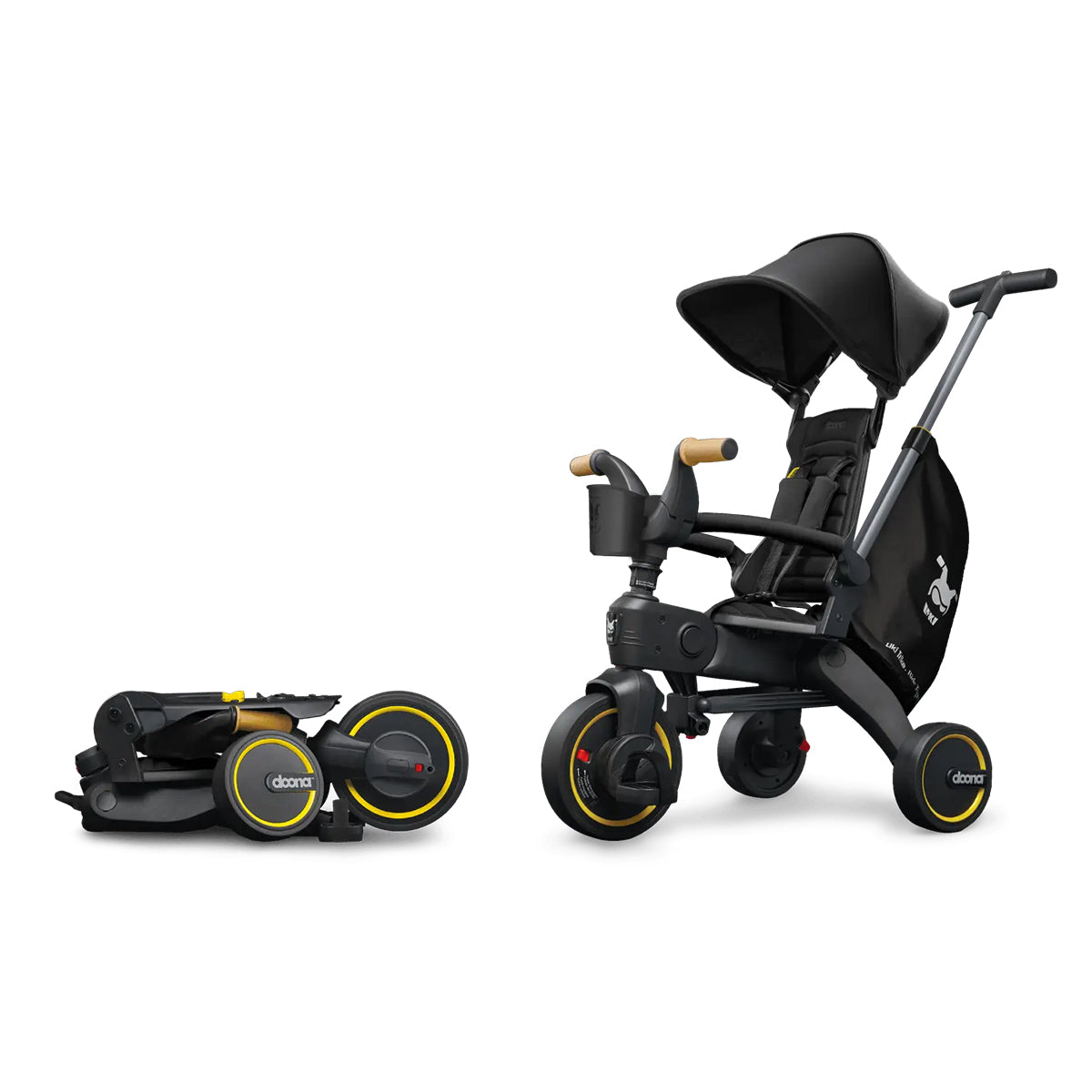 S5 Trike Liki doona プレミアム　折りたたみ三輪車　ブラック 三輪車 折りたたみ 手押し棒つき プレミアム 楽天市場】リキトライク 自転車本体