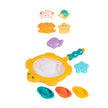HE0247 - Baby Bath 10PC Water Toys set with colorful and interactive bath toys for infants, featuring starfish and fish shapes, enhancing bath time fun and motor skills.