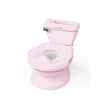 Pink toddler potty resembling adult toilet, ING My Size Potty Pro.