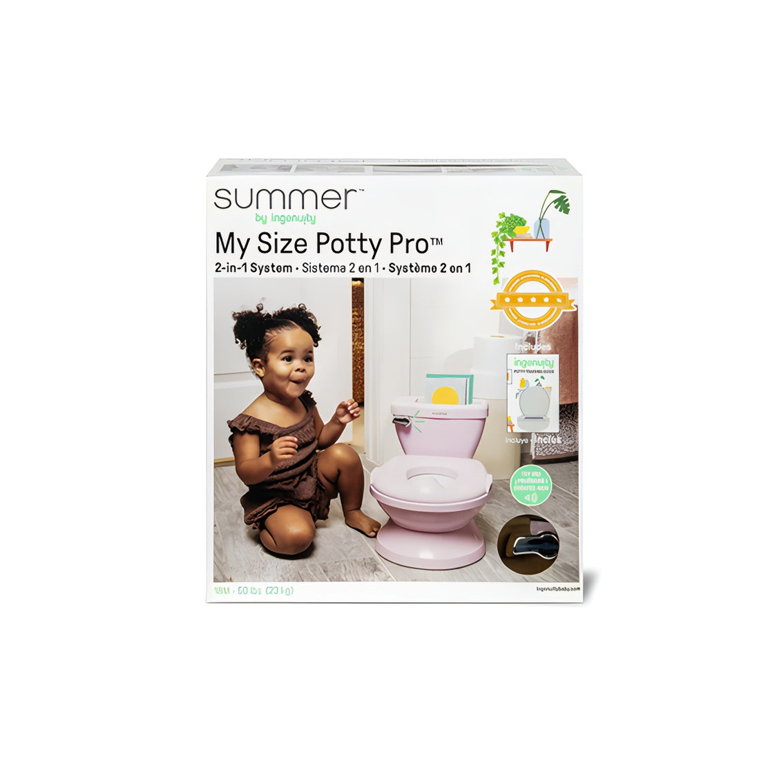 summer infant 2 in 1 toilet trainer ING My Size Potty Pro Pink