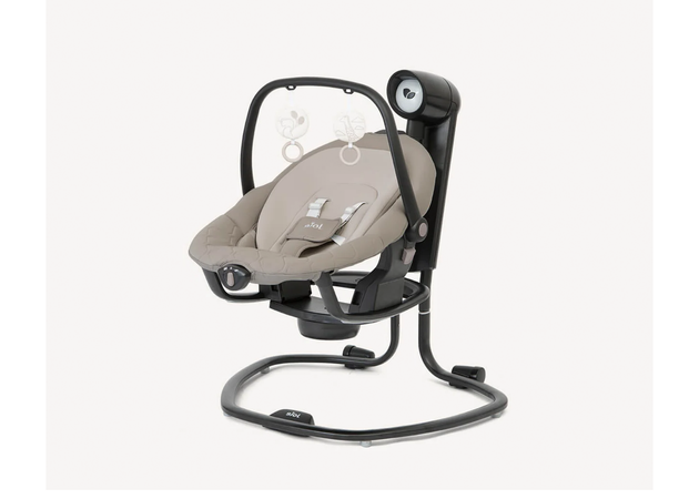 Joie Serina™ 2 in 1 infant swing and rocker in hazelnut color with portable lift-off seat
