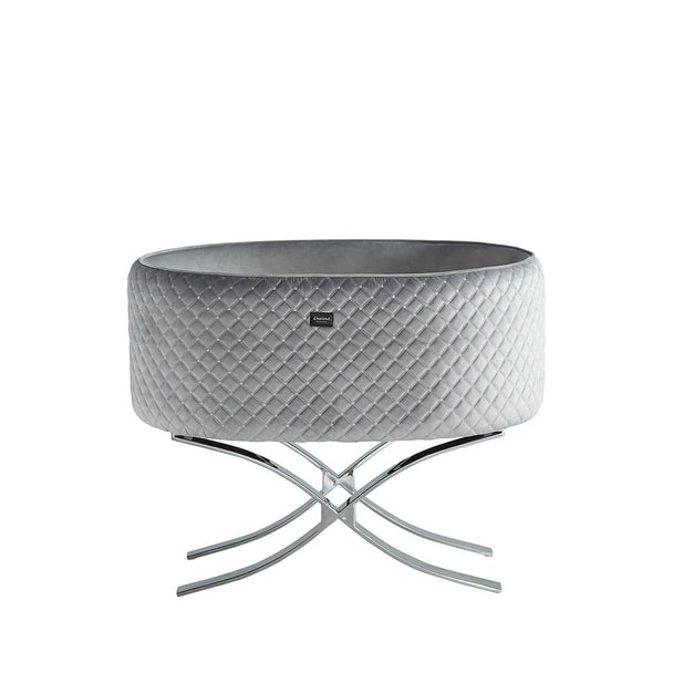 Khloe Cot Silver & Grey - ChelinoBaby Online