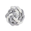 Snuggletime braided cot bumpers soft knotted baby cot bumper for safe and secure surrounding