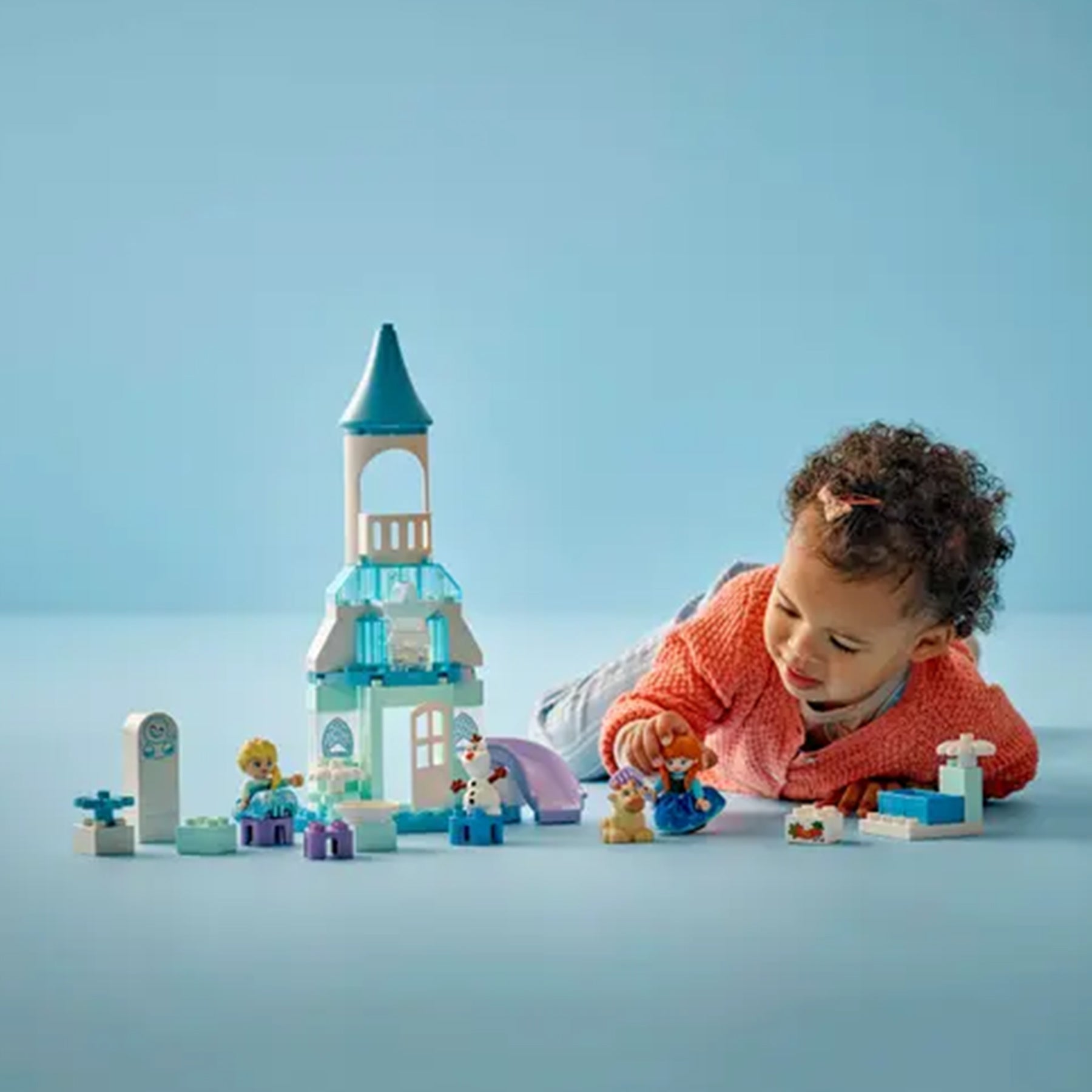 エルトフィア LEGO DUPLO Disney Anna and Elsa's Frozen Castle Party Toy